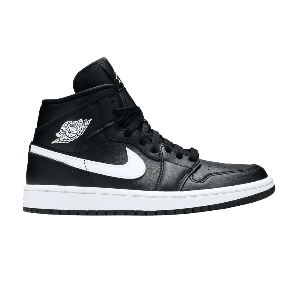 Wmns Air Jordan 1 Mid - Black White