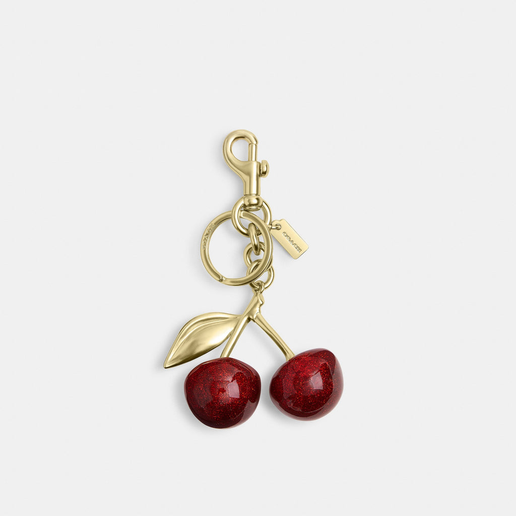 Coach Cherry Bag Charm - Gold/Red Apple (Women's)