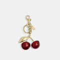 Coach Cherry Bag Charm - Gold/Red Apple (Women's)