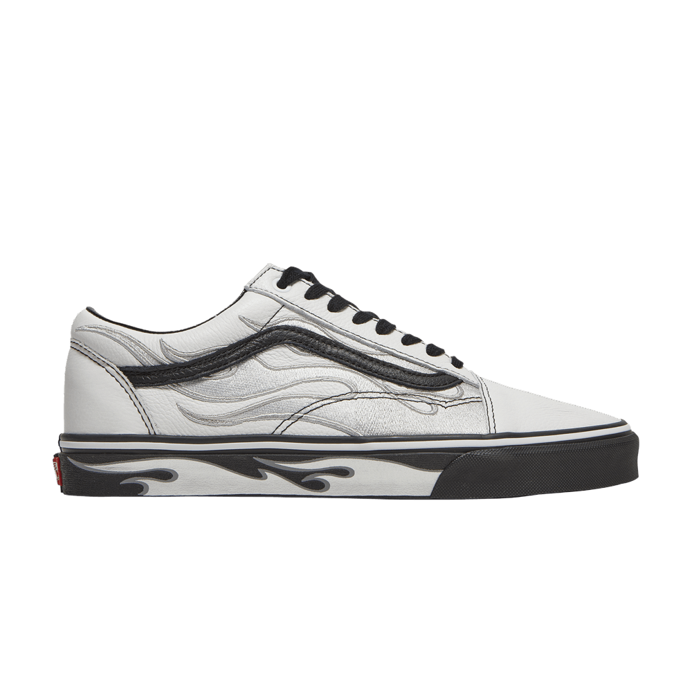 A$ap Rocky x Vans Old Skool - Worldwide Pack - White Flames