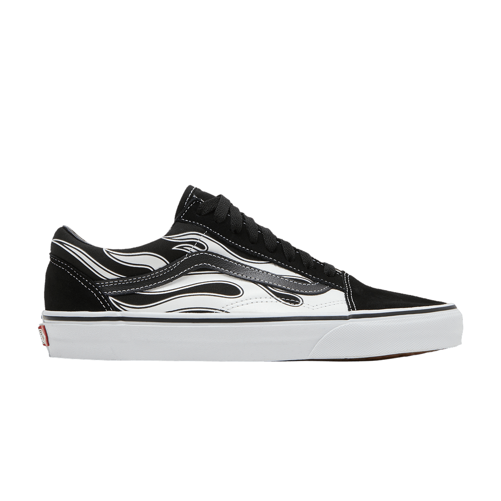 Vans Old Skool - Flame - Black White