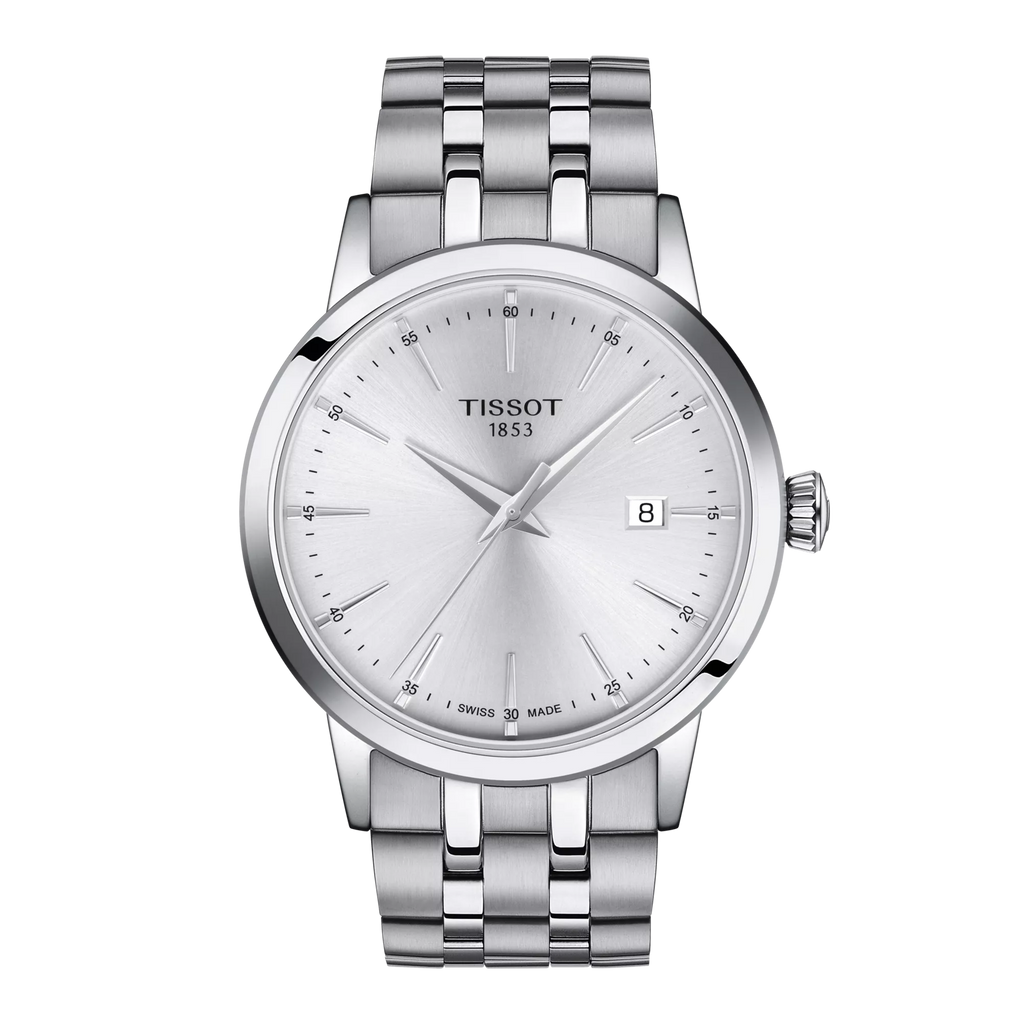 Front view of the watch Tissot Classic Dream 42mm