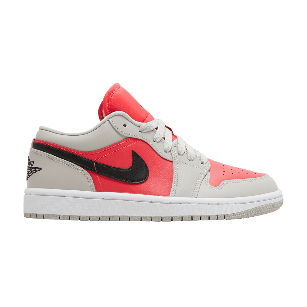Wmns Air Jordan 1 Low - Light Iron Ore Siren Red