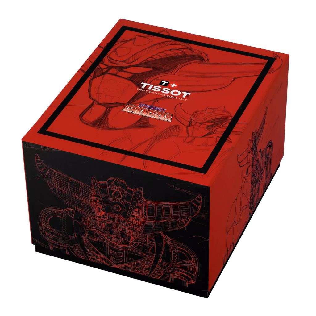 Presentation box of the watch Tissot PRX UFO Robot Grendizer 40mm