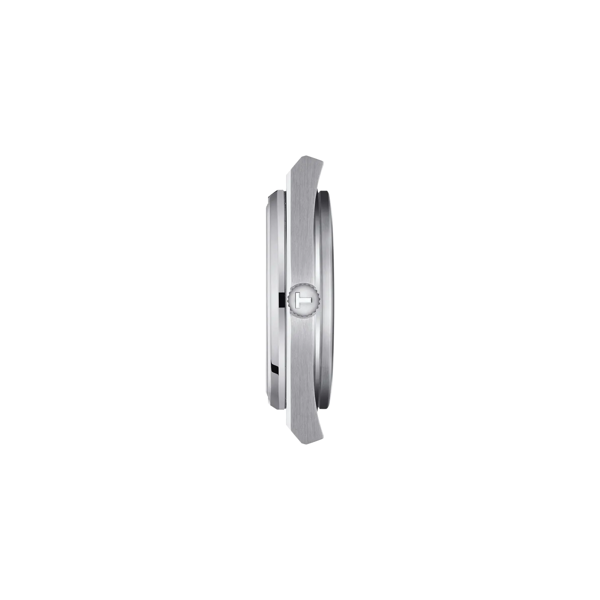 Profile view of the watch case Tissot PRX 40mm