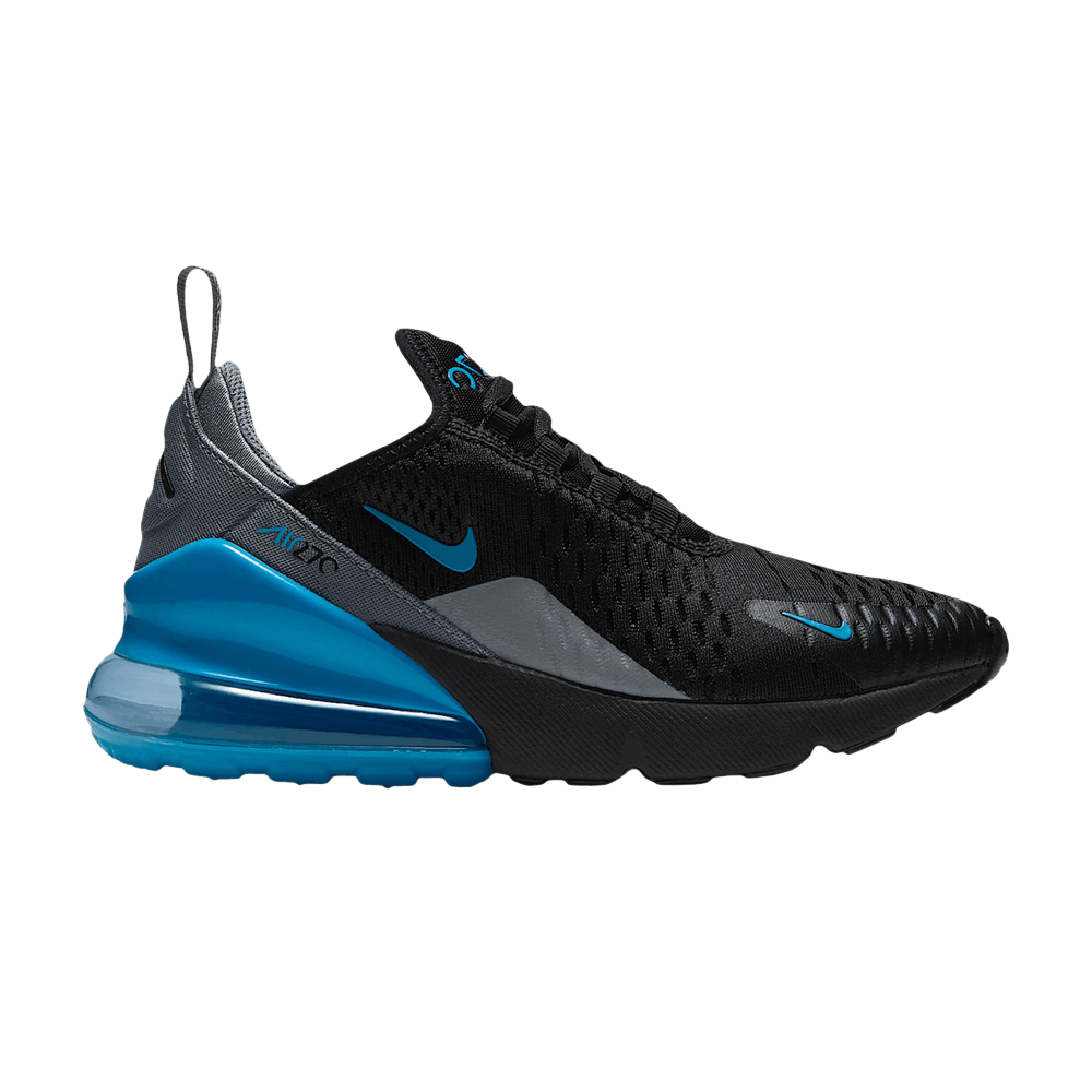 Nike Air Max 270 GS - Black Smoke Grey Light Current Blue