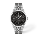 Front view of the watch Tissot Visodate 39mm with shadow