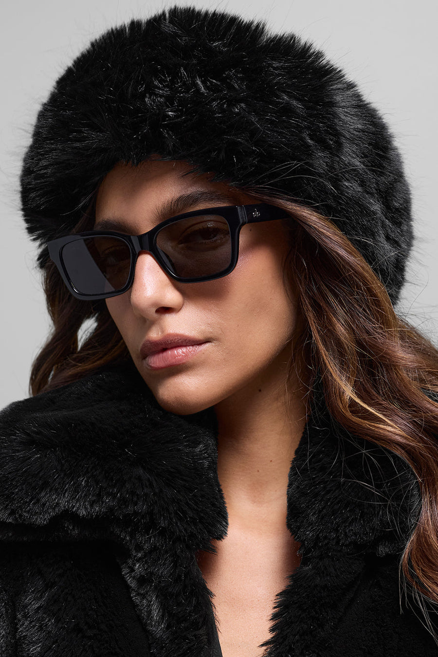 ALO Yoga Opulent Faux Fur Wintersun Headband