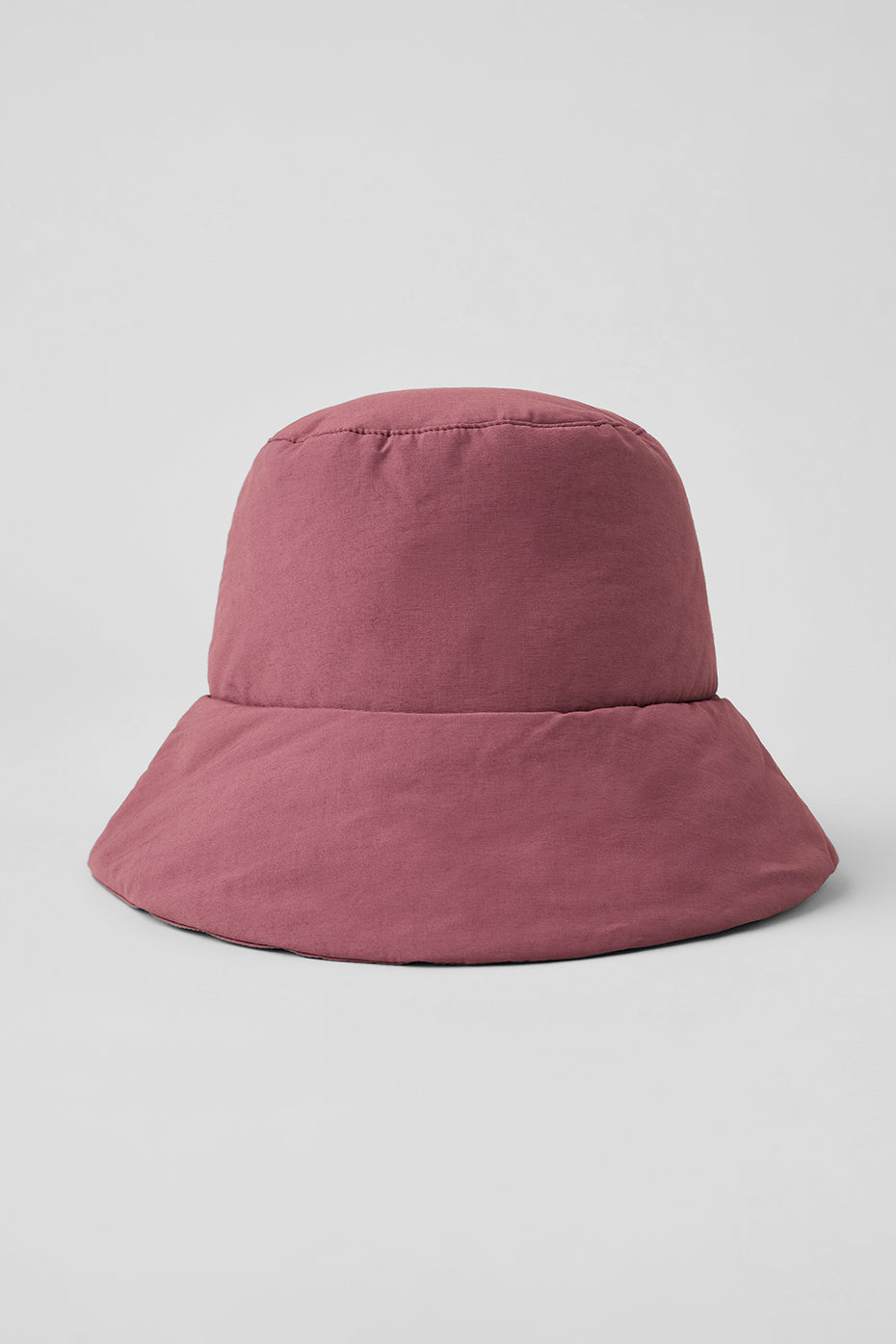 ALO Yoga Good Shade Puffer Bucket Hat - Burgundy Truffle - 3