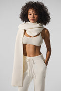 ALO Yoga Merino Wool Oversized Scarf - Ivory