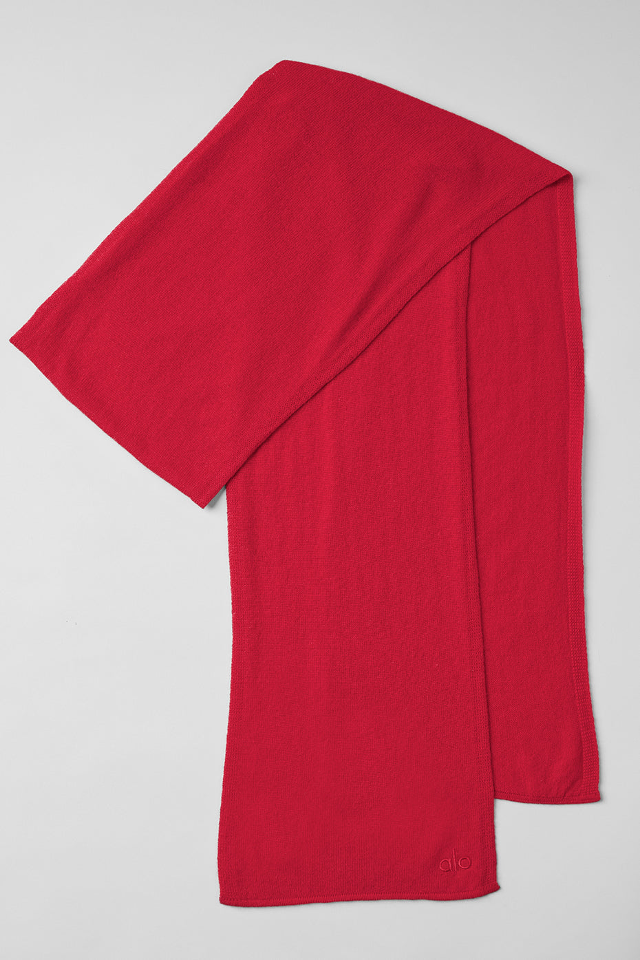 ALO Yoga Cashmere Light Frosted Scarf - Red Ribbon - 2