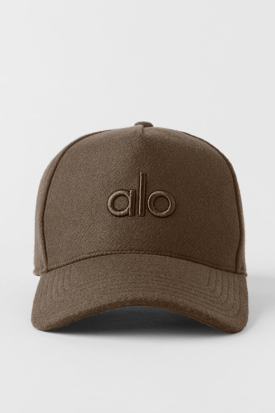 ALO Yoga Wool Blend District Trucker Hat - Espresso - 3