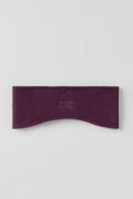 ALO Yoga Polar Fleece Ear Warmer - Rich Bordeaux