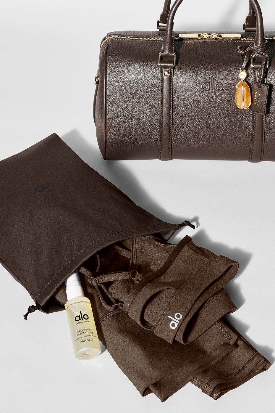 ALO Yoga Daily Voyage - Espresso Leather - 7