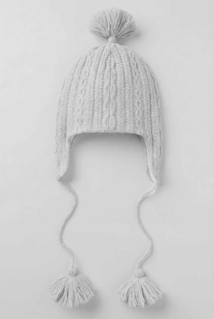 ALO Yoga Cable Knit Winter Bliss Earflap Beanie
