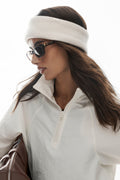 ALO Yoga Cashmere Wool Harmony Earwarmer - Ivory