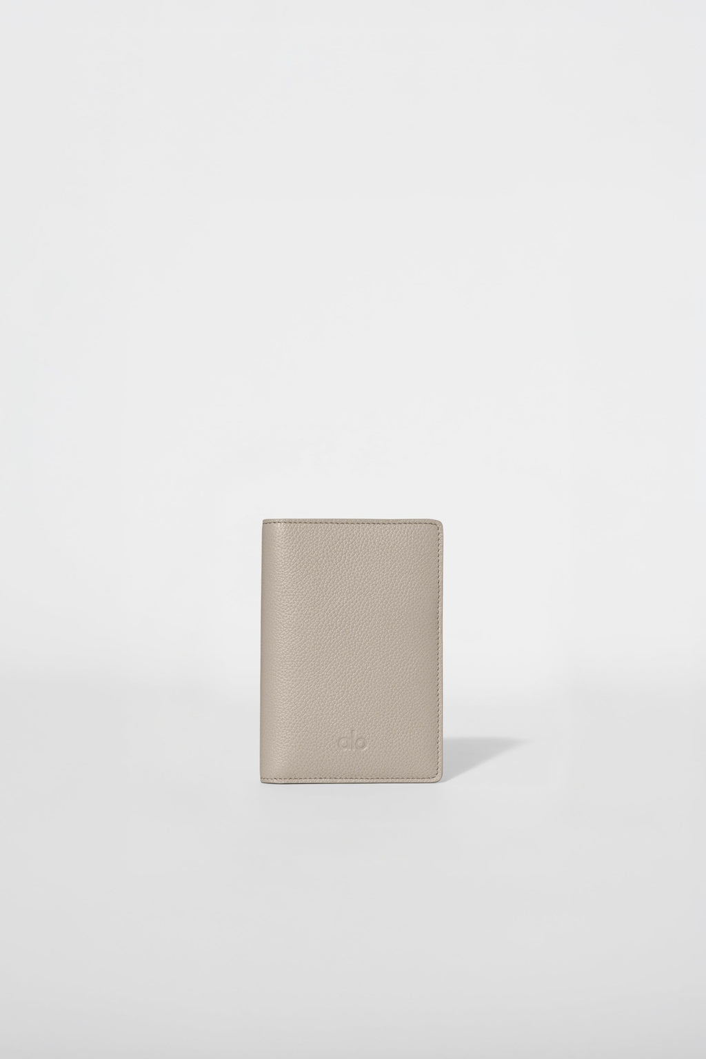 ALO Yoga Passport Cover - Gravel Leather