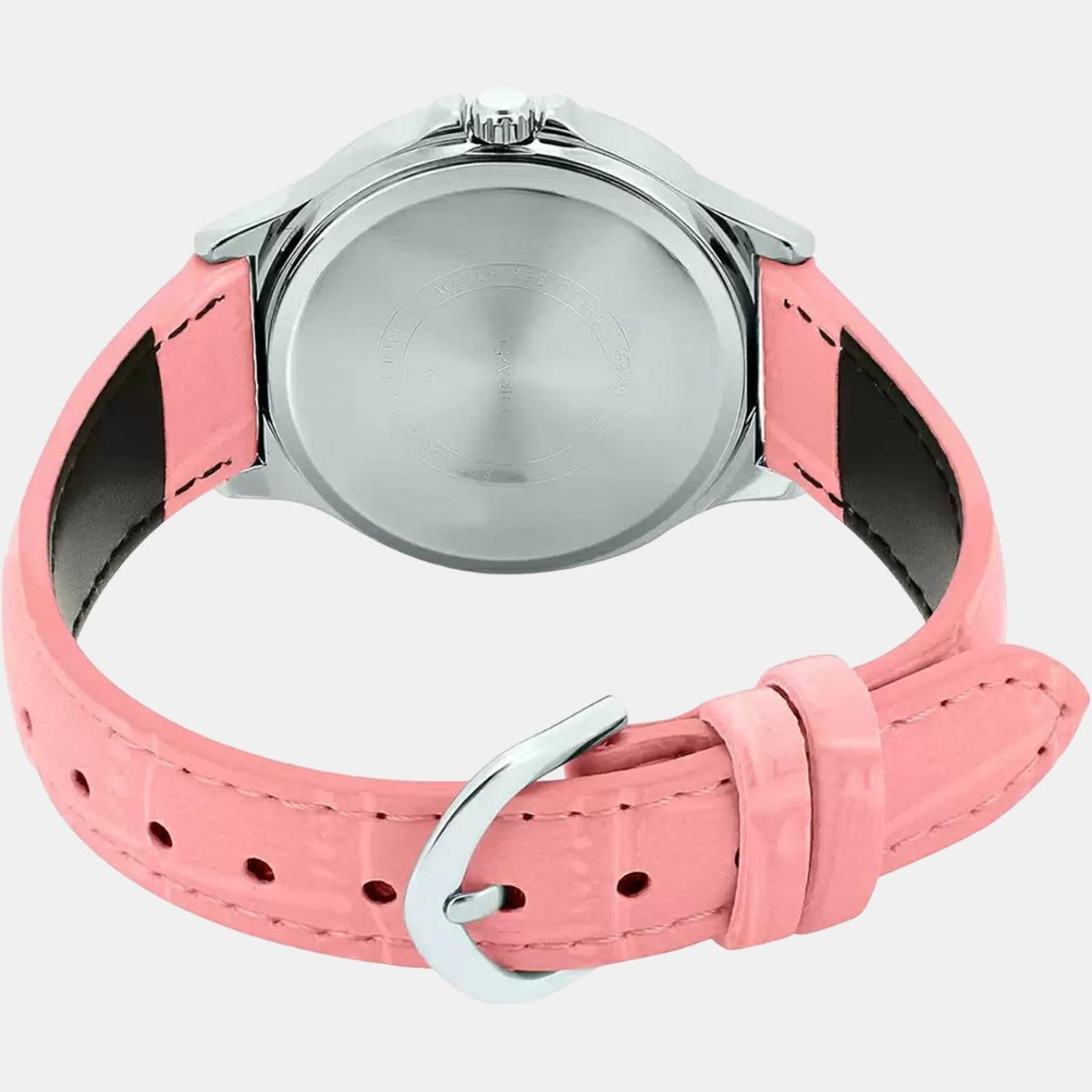 Casio Enticer Women Quartz Pink Dial Multi-Function Leather Watch A1150 - 4