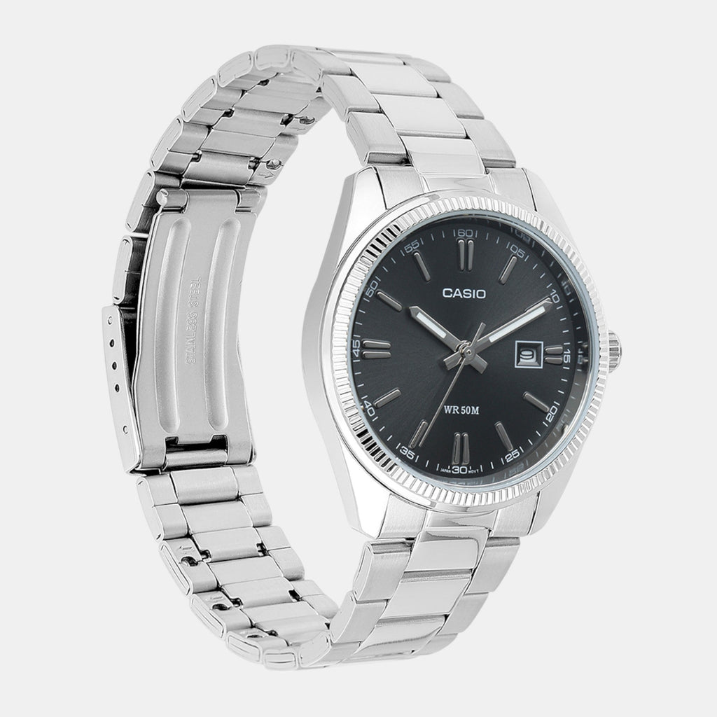 Casio Enticer Women Quartz Black Dial Analog Stainless Steel Watch A1535 - 3