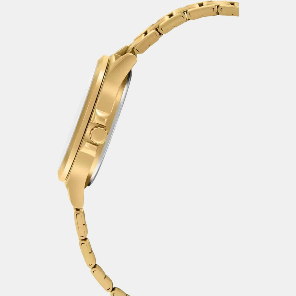 Casio Enticer Women Quartz Gold Dial Multi-Function Stainless Steel Watch A1916 - 2