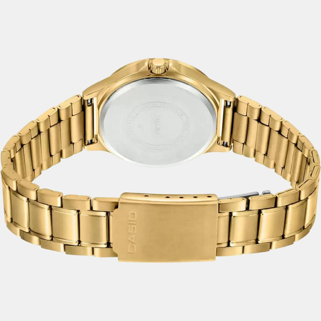 Casio Enticer Women Quartz Gold Dial Multi-Function Stainless Steel Watch A1916 - 4