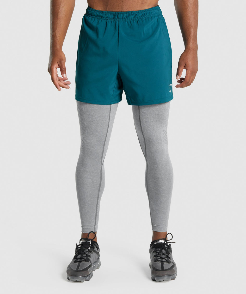 Gymshark Vital Seamless Tight - Charcoal Grey Marl - 6