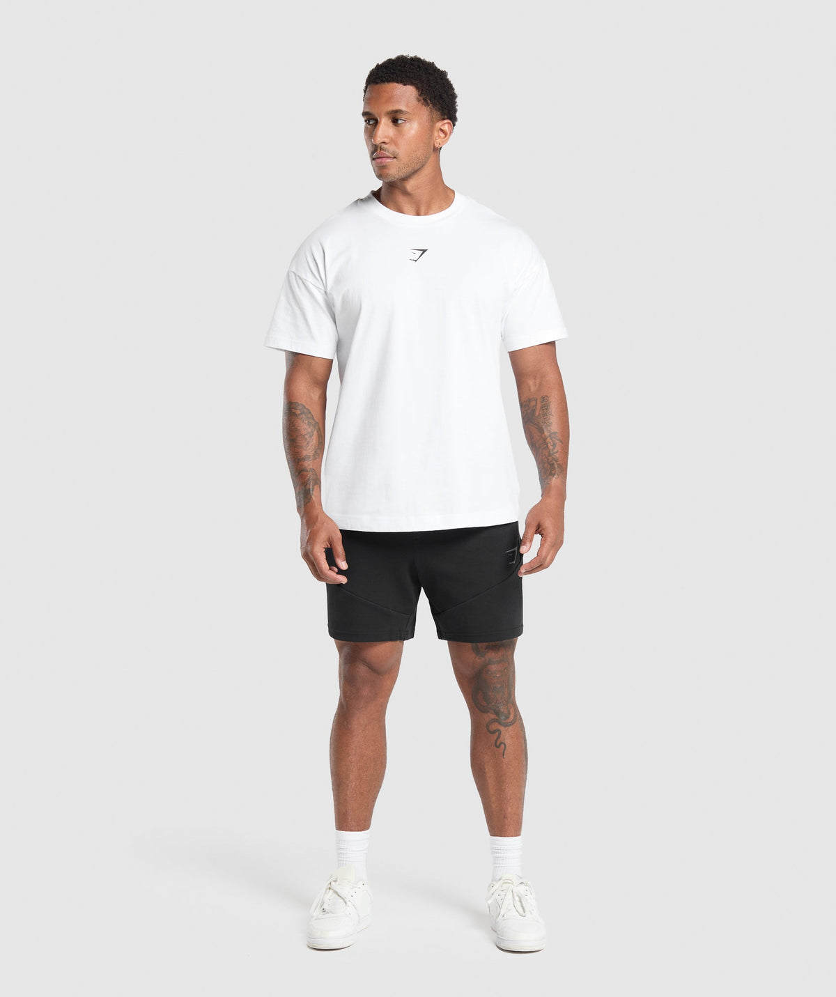 Gymshark Interlock Tech 6" Shorts - Black - 3