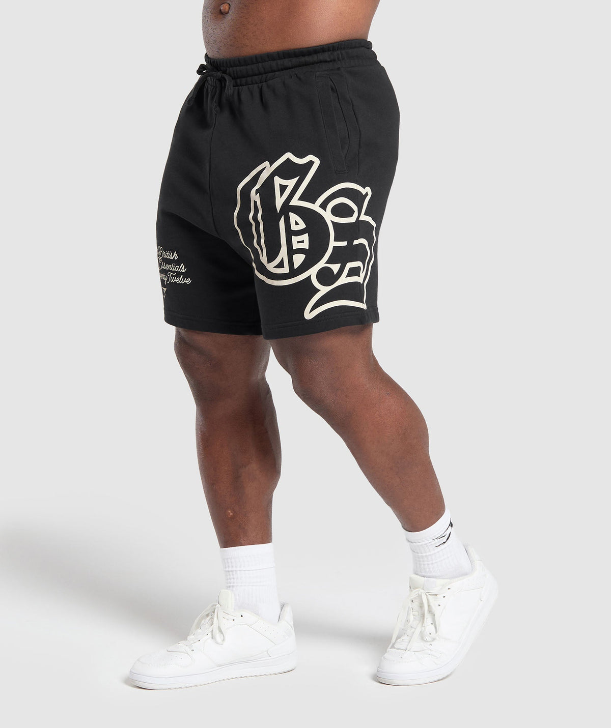 Gymshark Varsity Graphic Short - Black