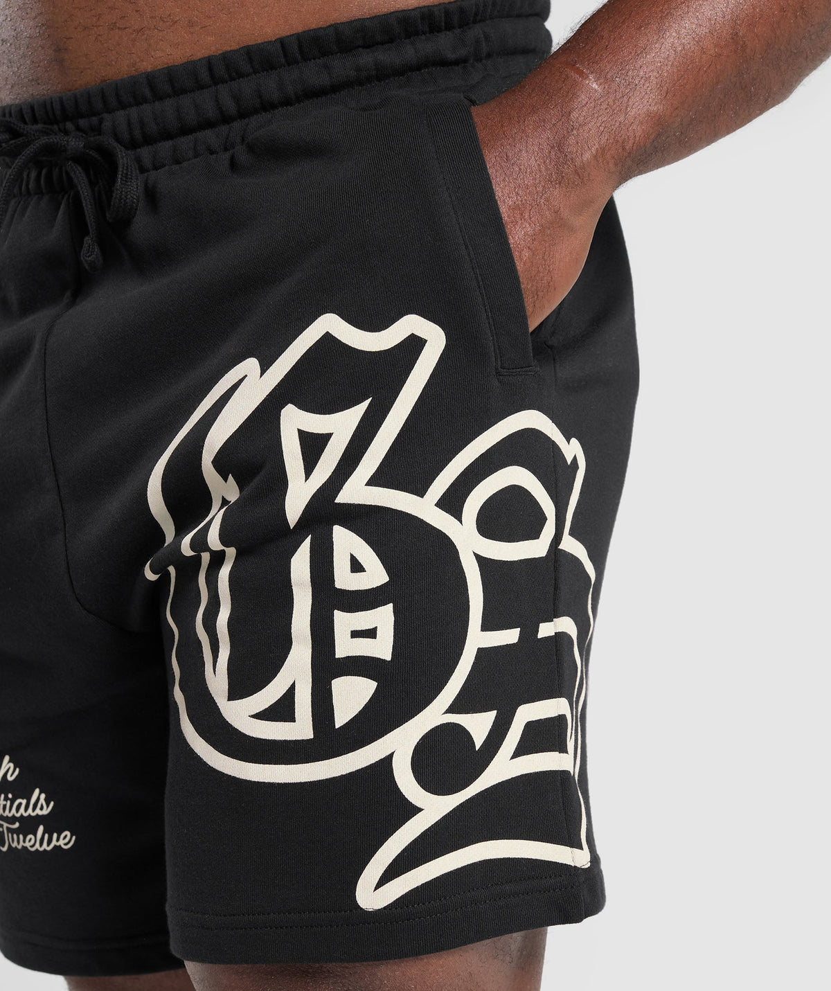 Gymshark Varsity Graphic Short - Black - 5