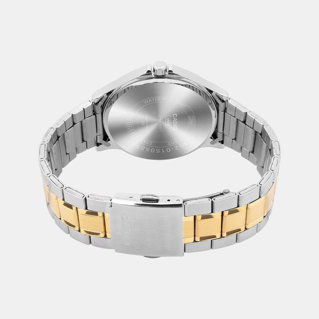 Casio Enticer Men Quartz Black Dial Analog Stainless Steel Watch A2452 - 5