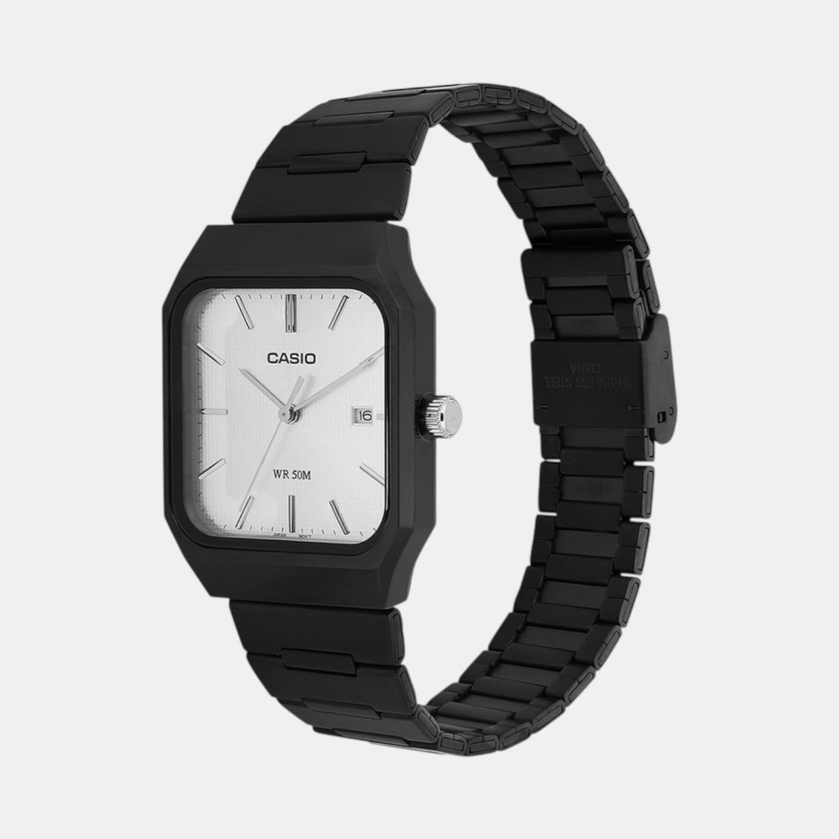 Casio Enticer Men Quartz Silver Dial Analog Stainless Steel Watch A2469 - 2
