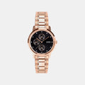 Casio Enticer Women Quartz Black Dial Multi-Function Stainless Steel Watch A2496 - 1