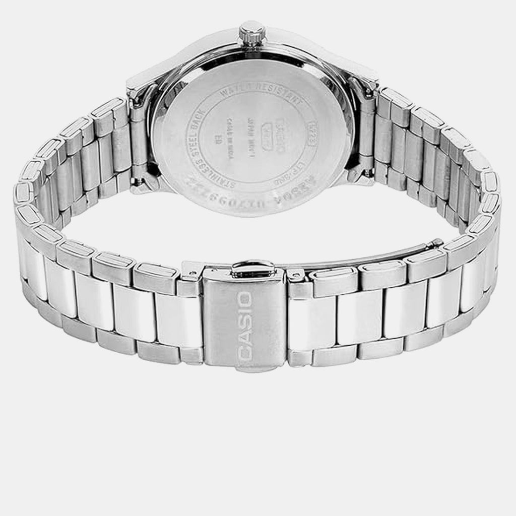 Casio Women Quartz Green Dial Analog Stainless Steel Watch A2504 - 5