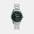 Casio Women Quartz Green Dial Analog Stainless Steel Watch A2504 - 1
