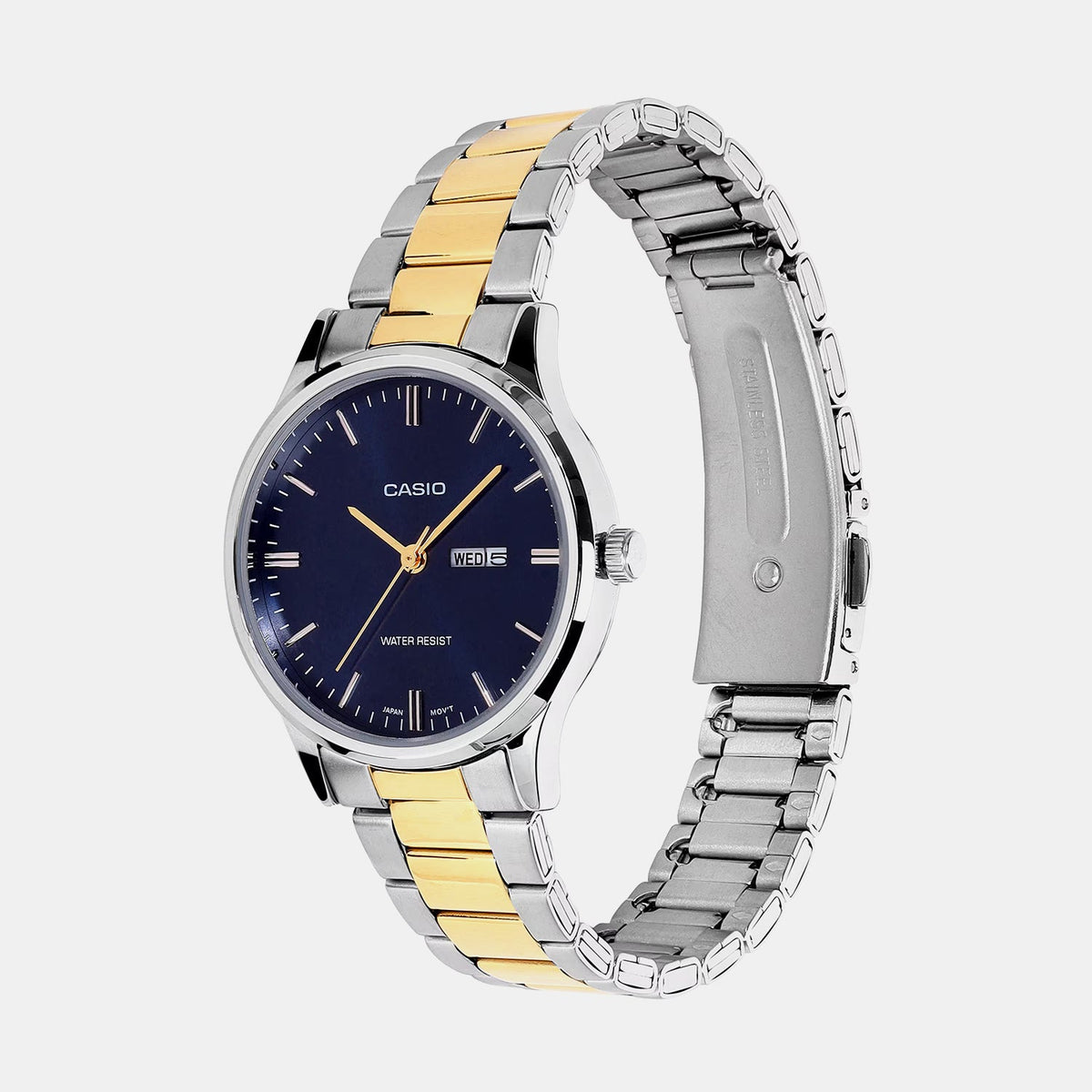 Casio Enticer Women Quartz Blue Dial Analog Stainless Steel Watch A2512 - 3