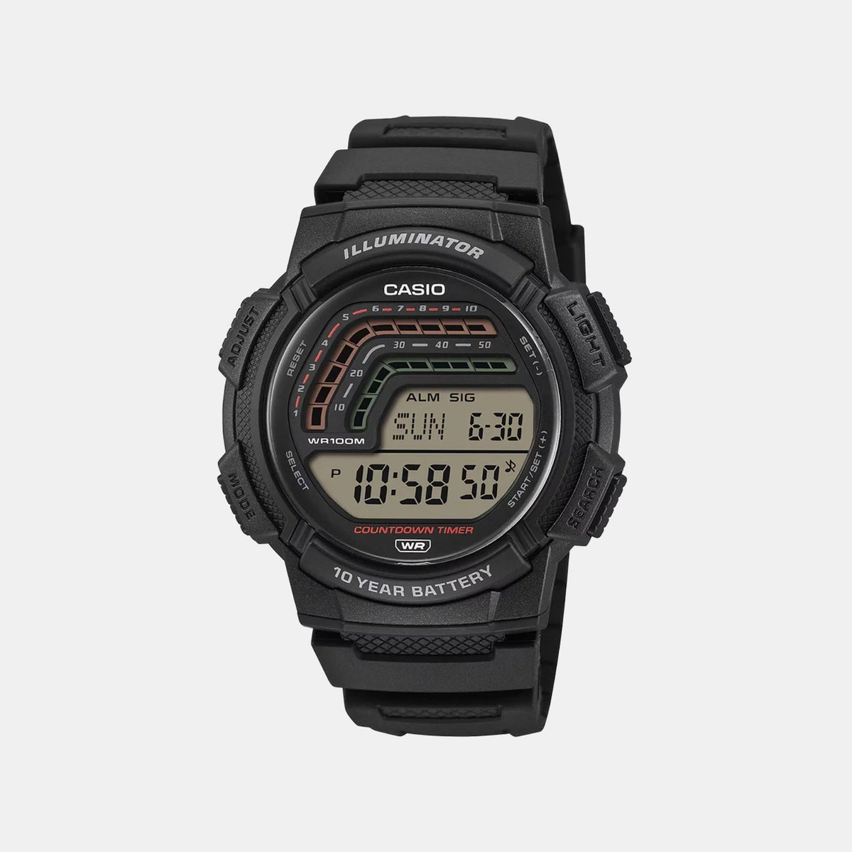 Casio YOUTH Men Quartz Transparent Dial Digital Resin Watch A2532 - 1