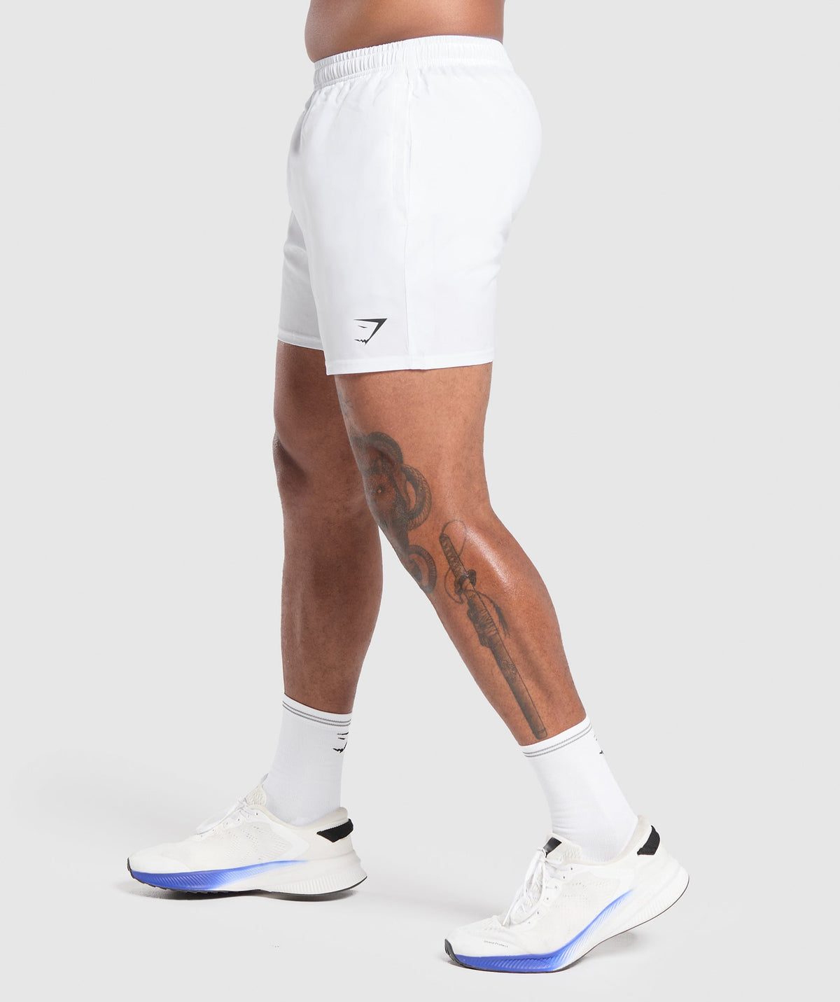Gymshark Arrival 5" Shorts - White - 3