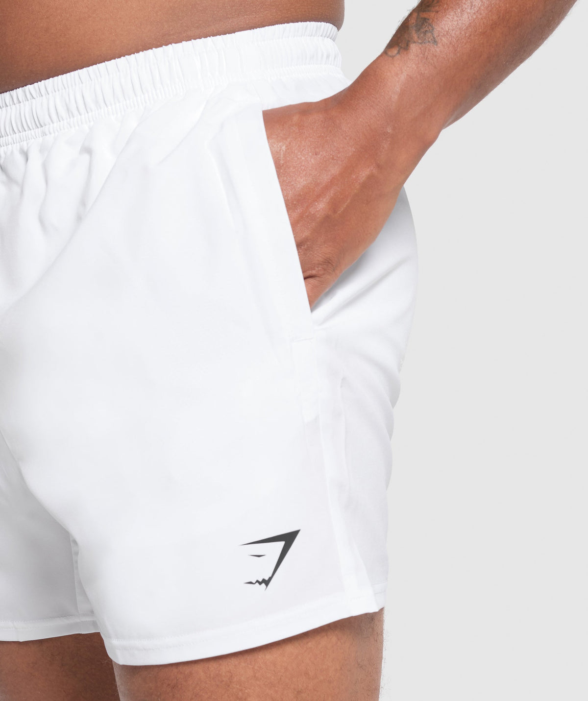 Gymshark Arrival 5" Shorts - White - 5