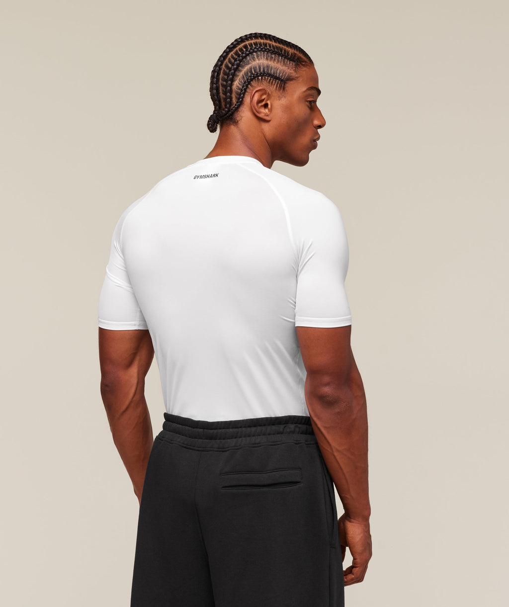Gymshark Element Baselayer T-Shirt - White - 2
