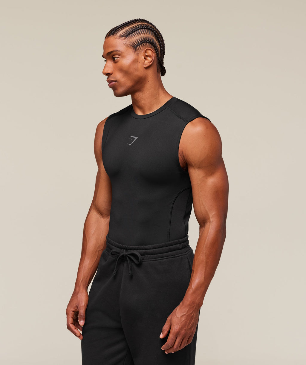 Gymshark Element Baselayer Tank - Black - 4