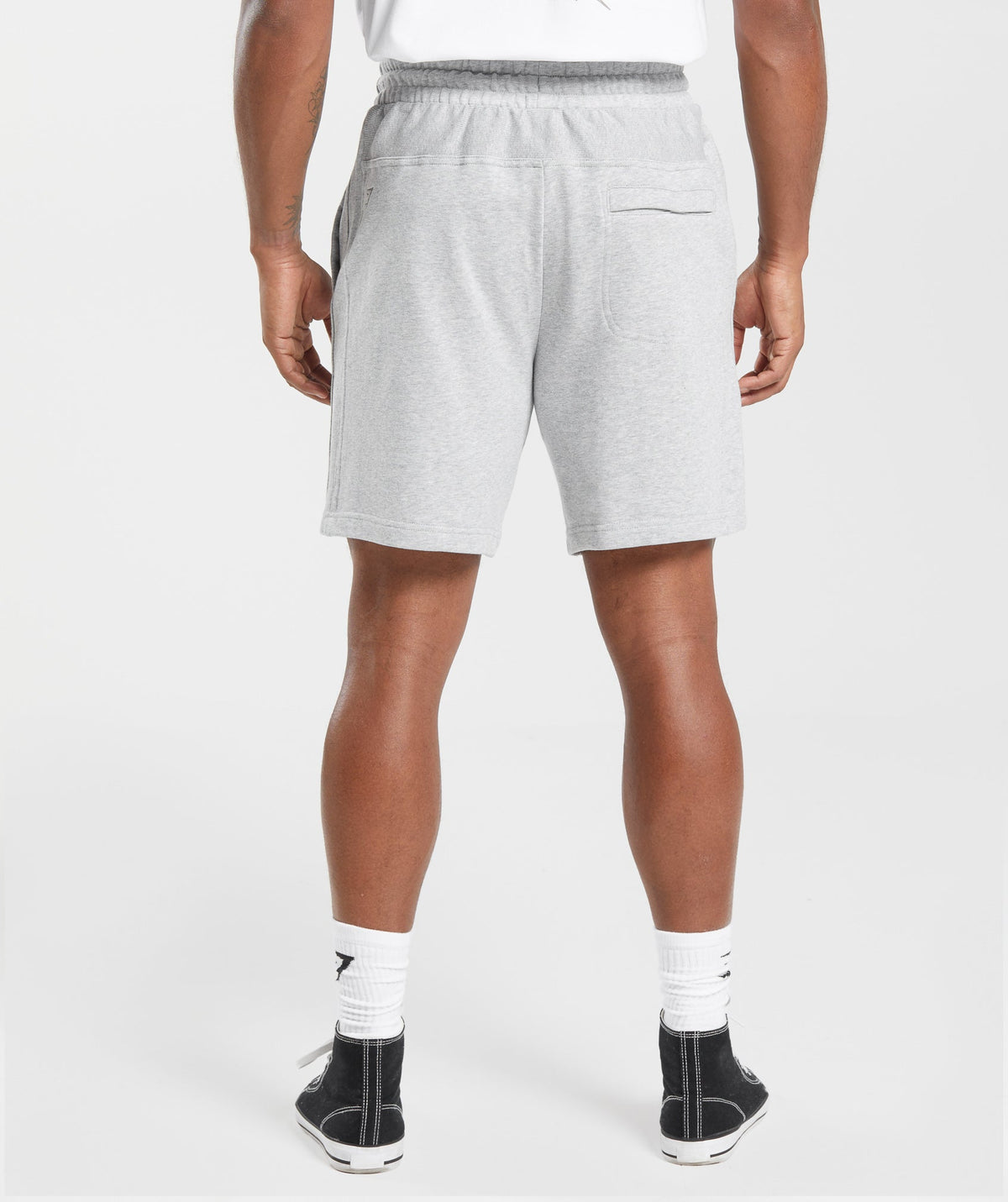 Gymshark Rest Day Essentials 7" Shorts - Light Grey Core Marl - 2