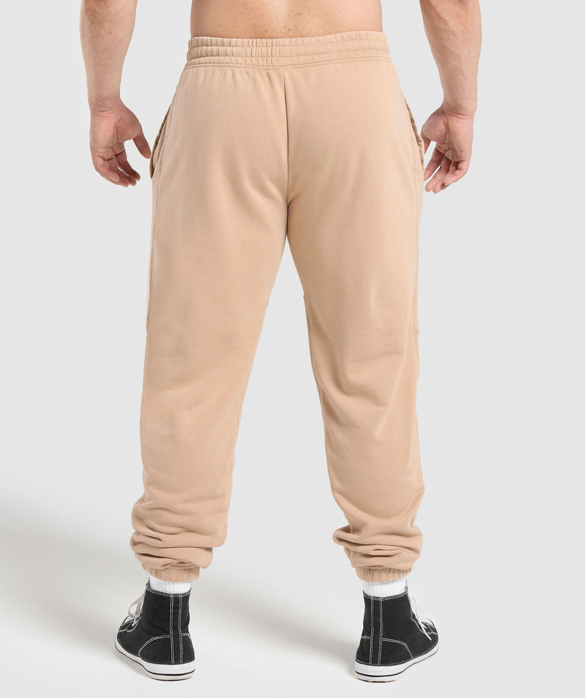Gymshark Power Washed Jogger - Deep Fawn Brown/Acid Wash Small Ball - 2