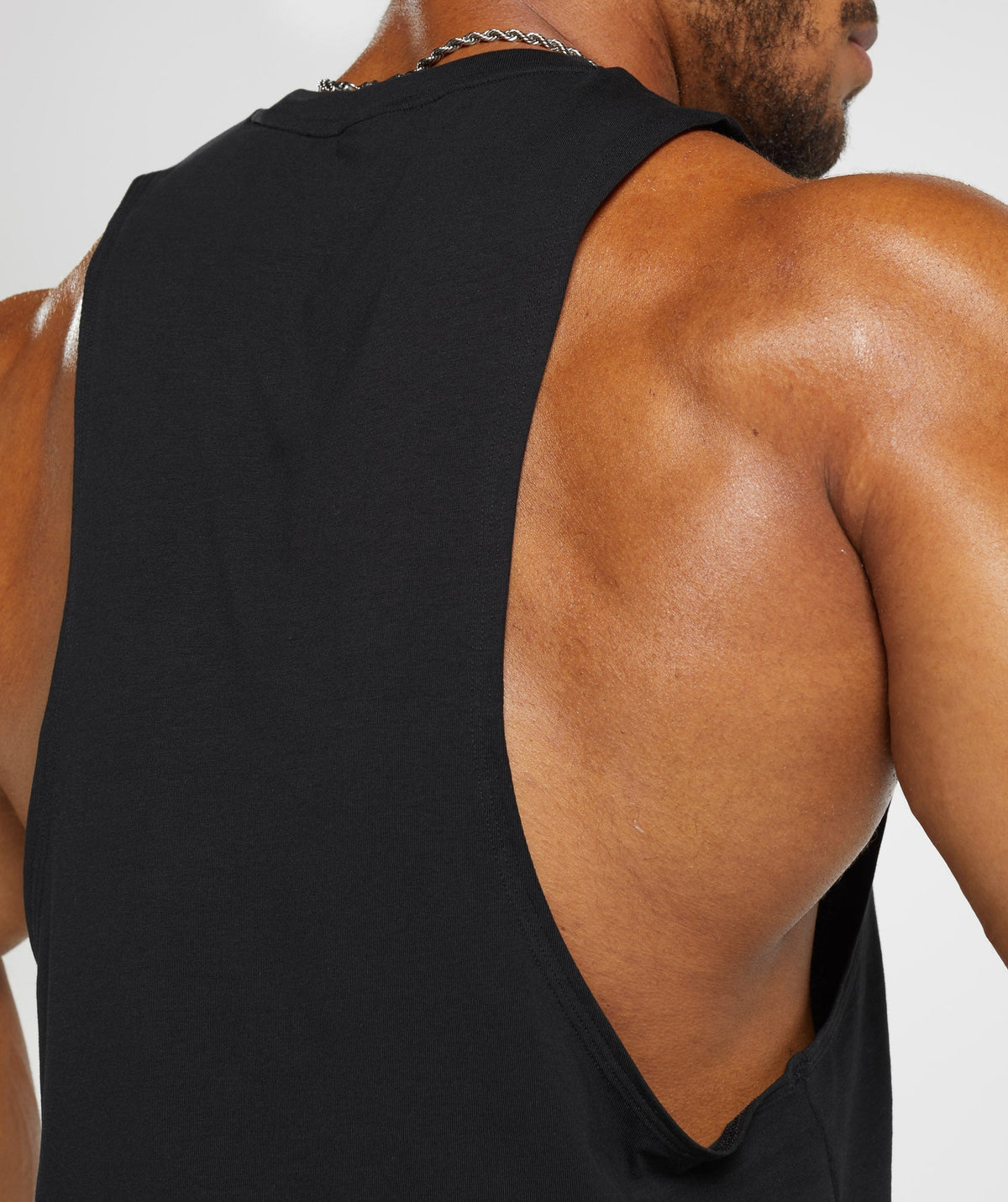 Gymshark Legacy Drop Arm Tank - Black - 10