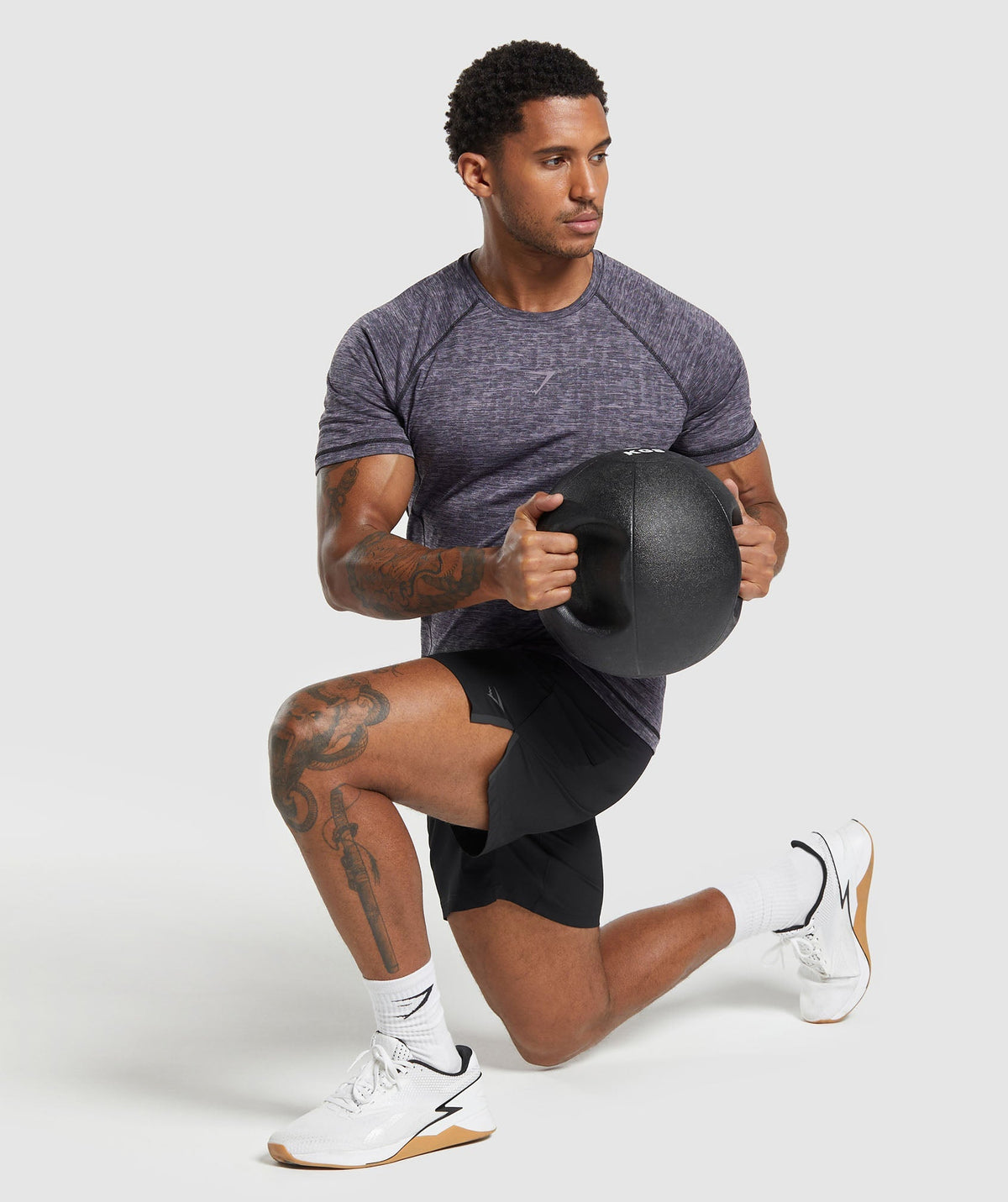 Gymshark Apex 7" Hybrid Short - Black - 4