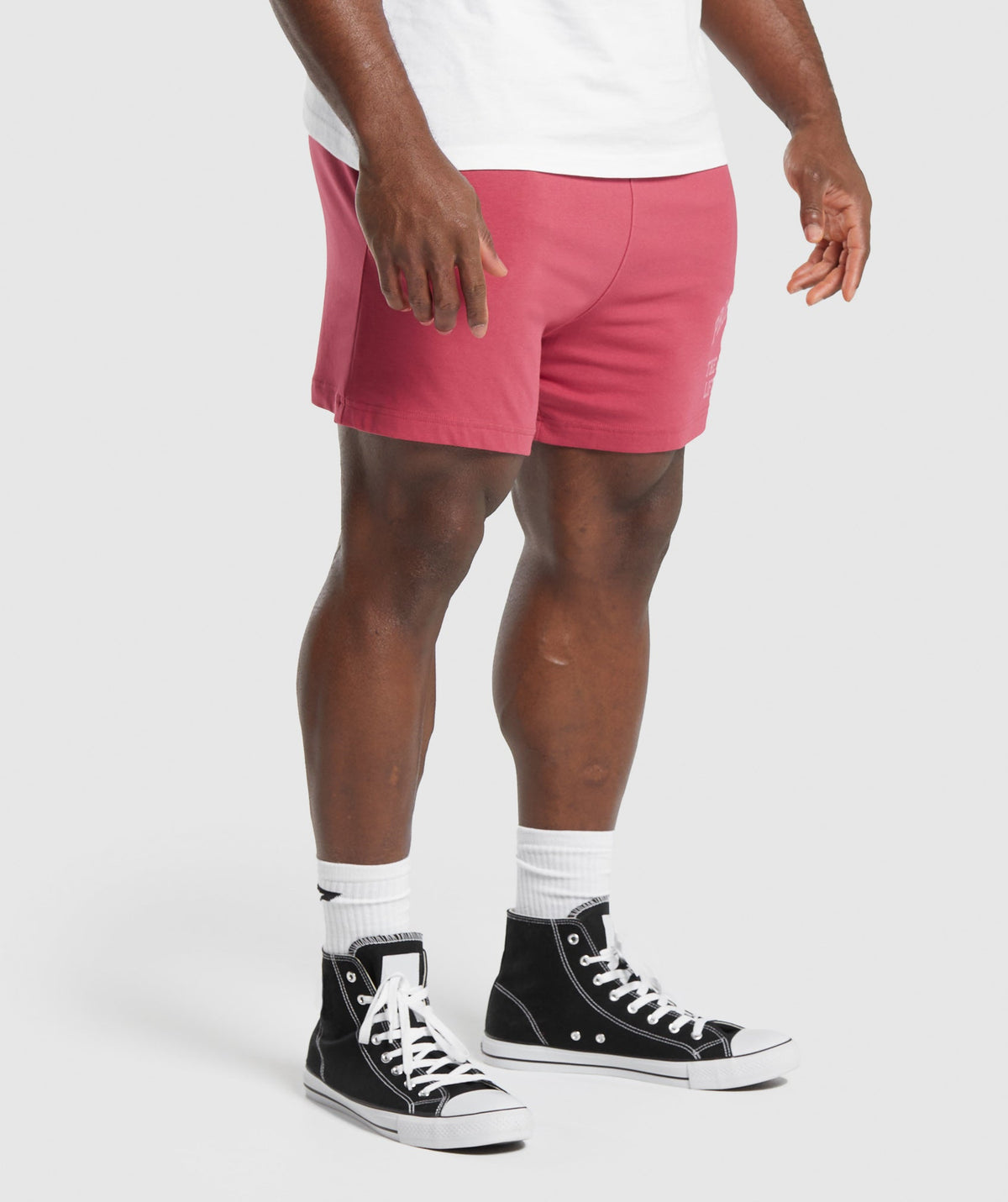 Gymshark Lightweight Jersey Shorts - Vintage Pink - 3
