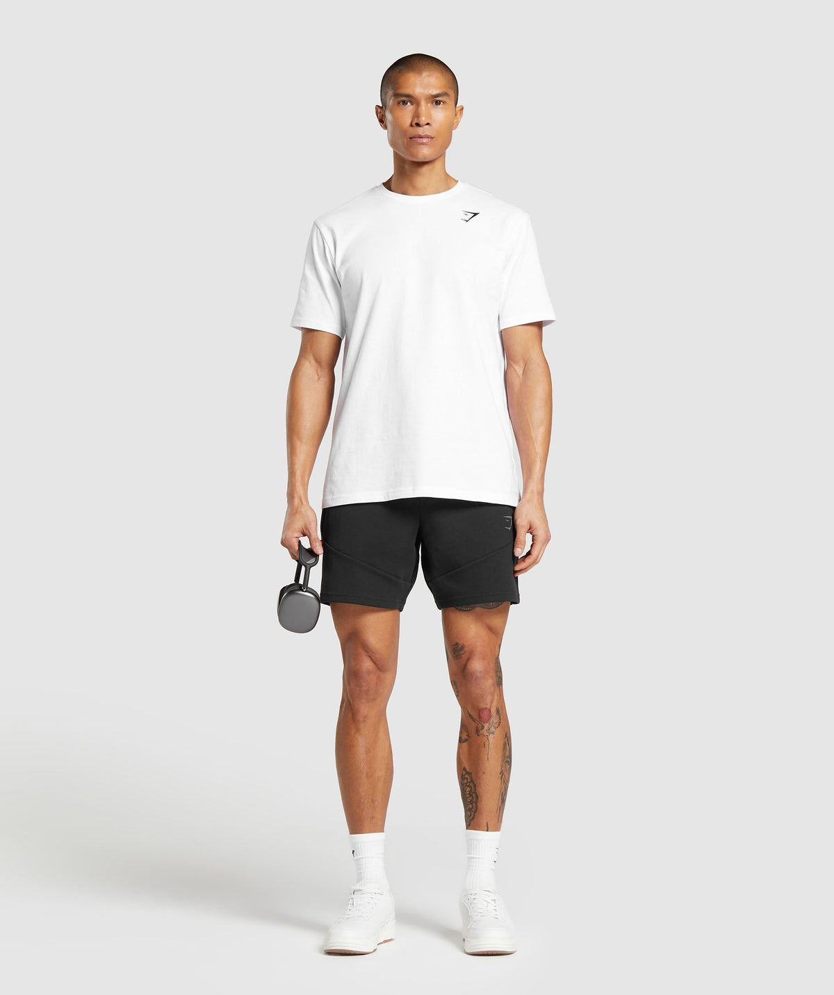 Gymshark Interlock Tech 6" Shorts - Black - 4