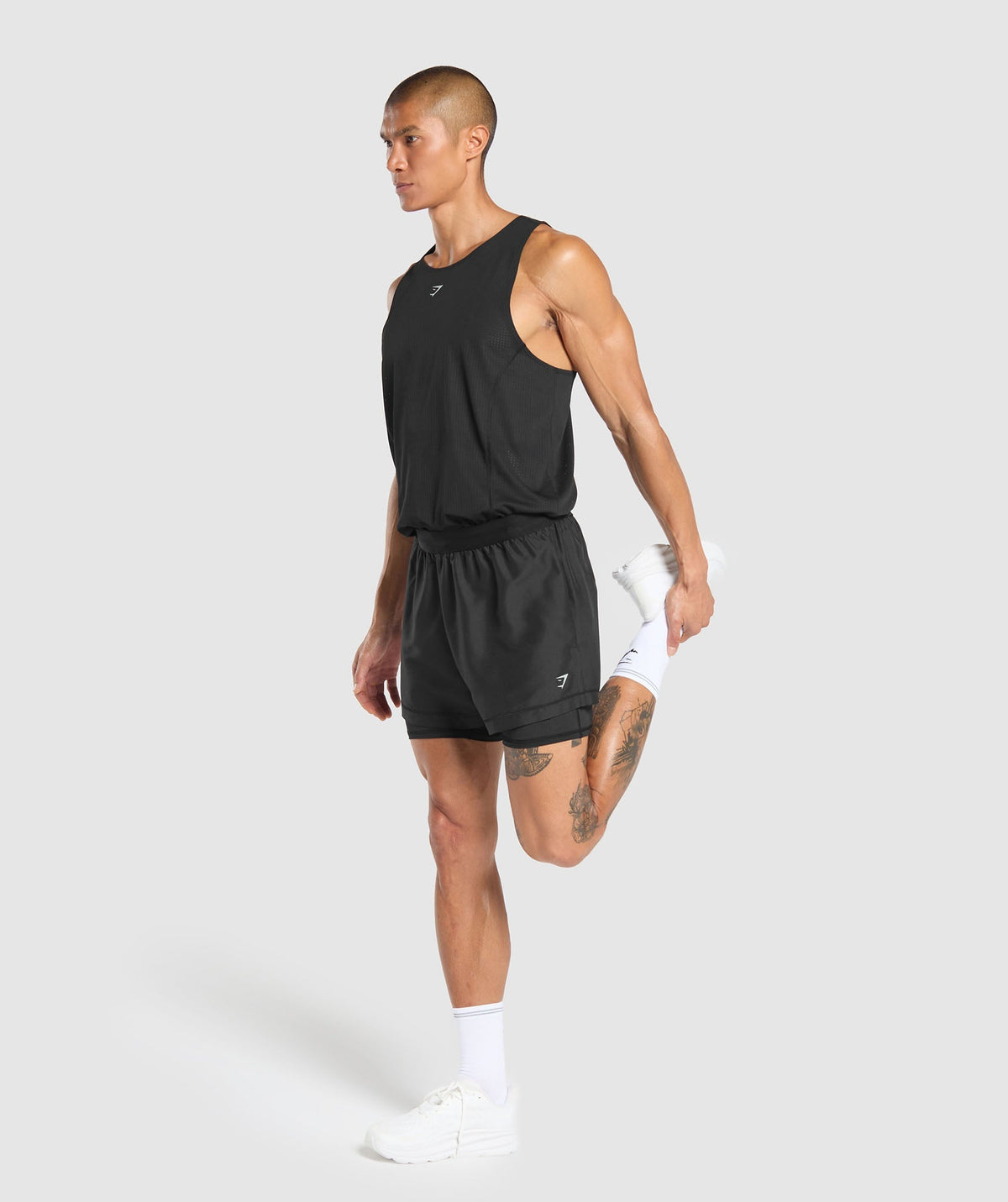 Gymshark Running 2-in-1 Shorts - Black