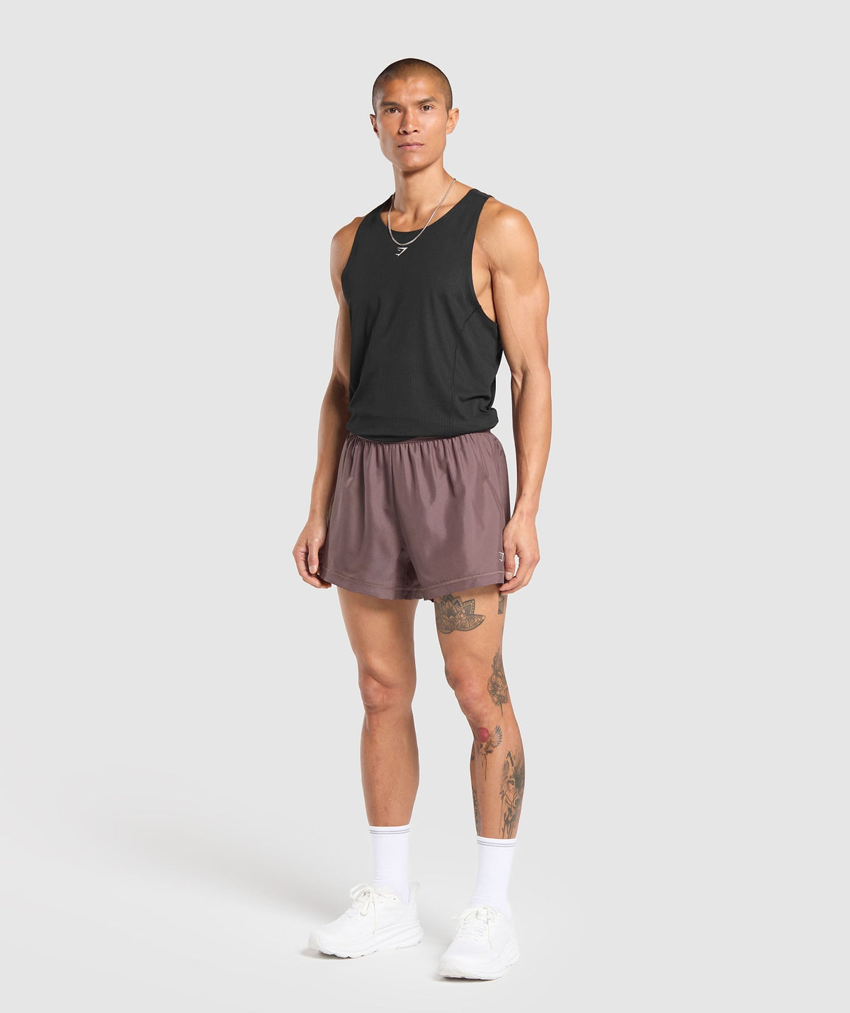 Gymshark Running Shorts - Steel Purple - 4