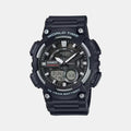 Casio Youth Men Quartz Black Dial Analog-Digital Resin Watch AD207 - 1