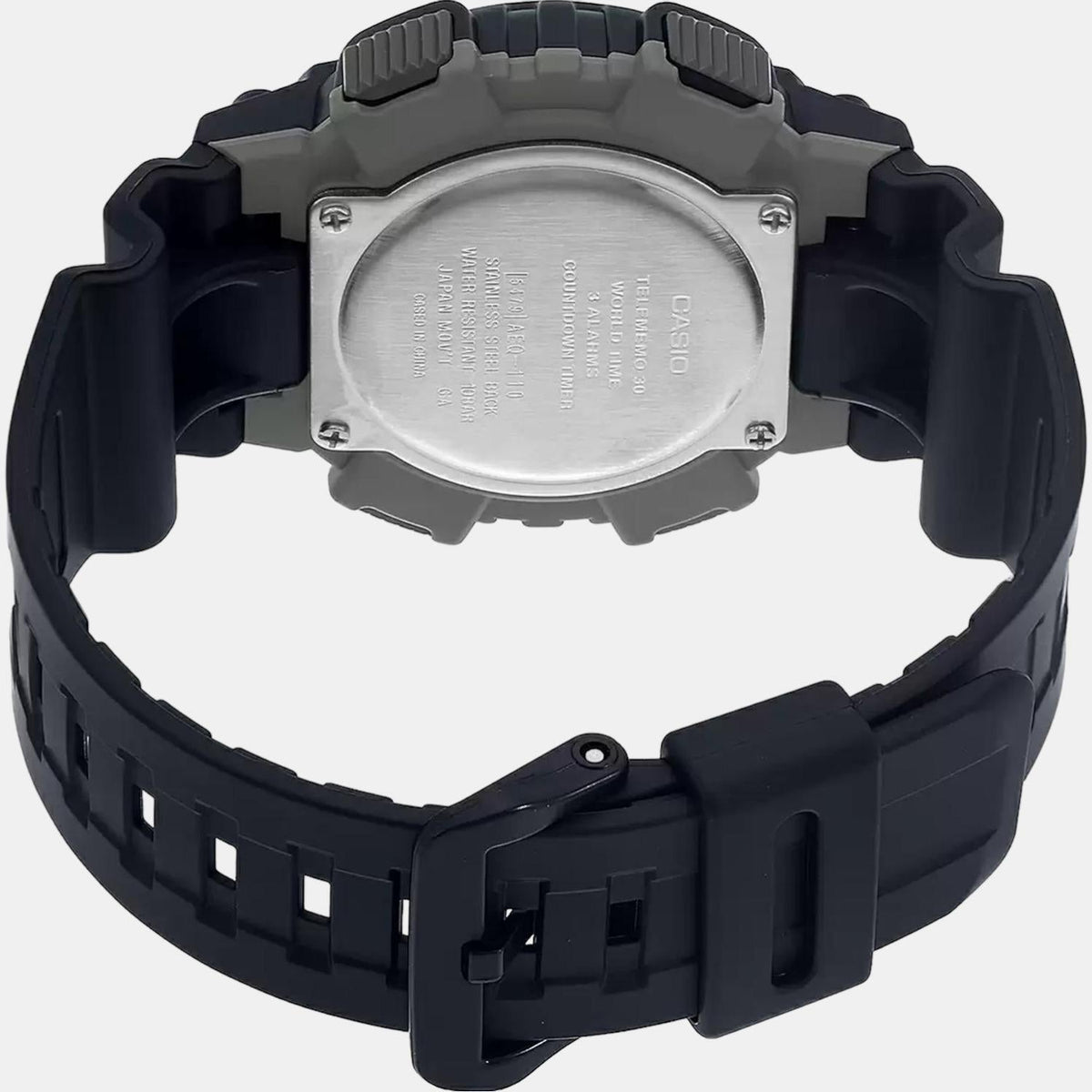 Casio Youth Men Quartz Black Dial Analog-Digital Resin Watch AD207 - 4